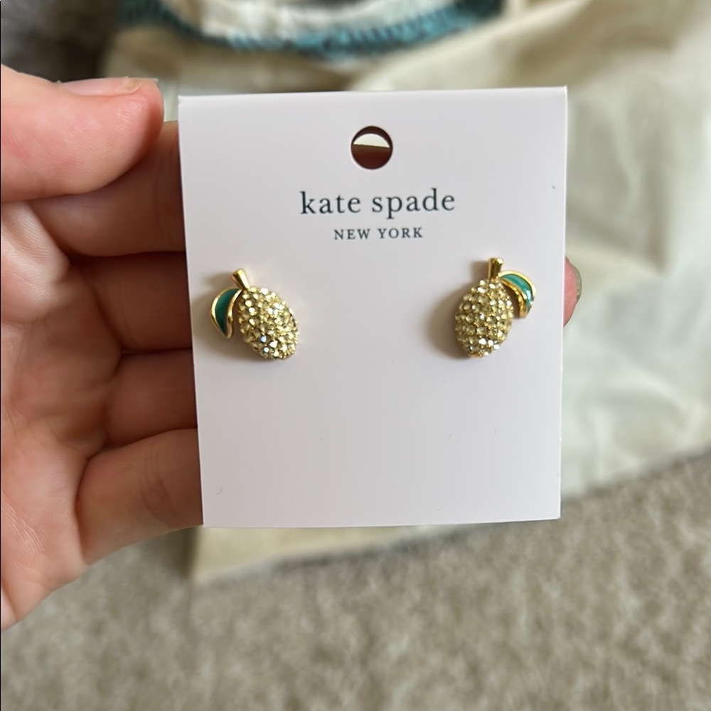 Kate Spade Picnic Perfect Lemon Studs